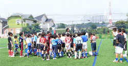 ～サッカーキャンプ練習初日～
