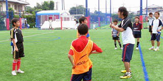 ～サッカーキャンプ練習初日～